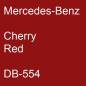 Preview: Mercedes-Benz, Cherry Red, DB-554.